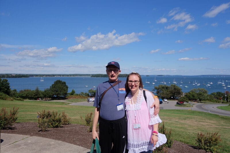 Tourists on Canadian Cruise