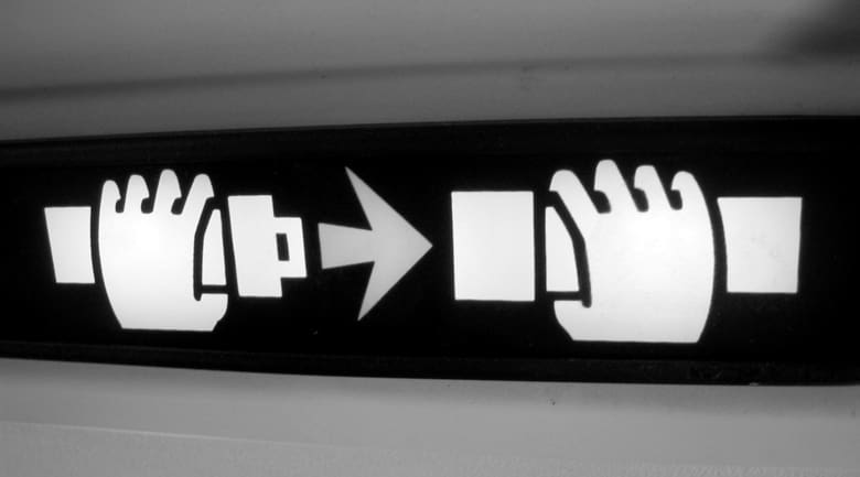 Airplane Fasten seatbelt sign