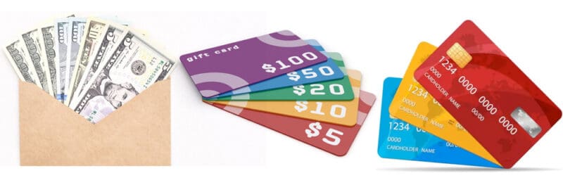 Different forms of spending