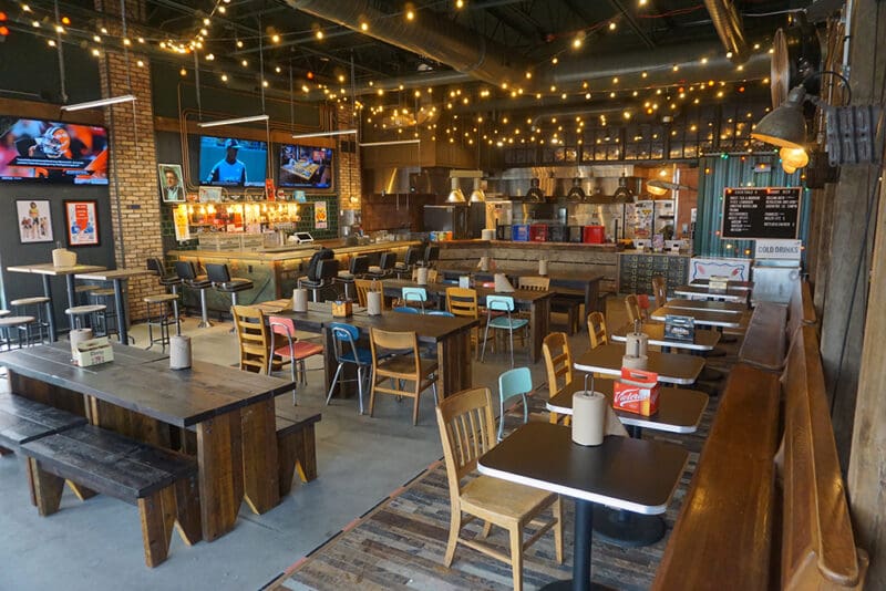 Barbecue Restaurant interior