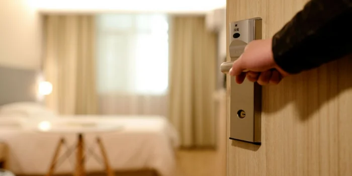 Opening Hotel Room Door