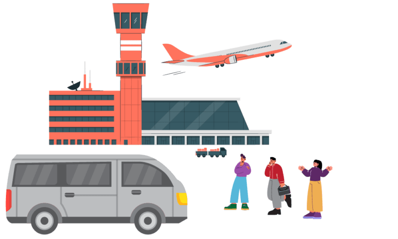 Airport illustration