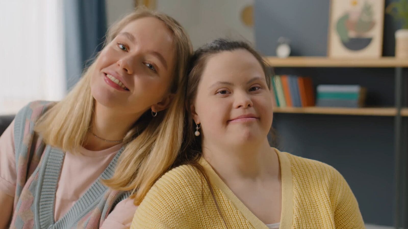 Special Needs Girl with Friend