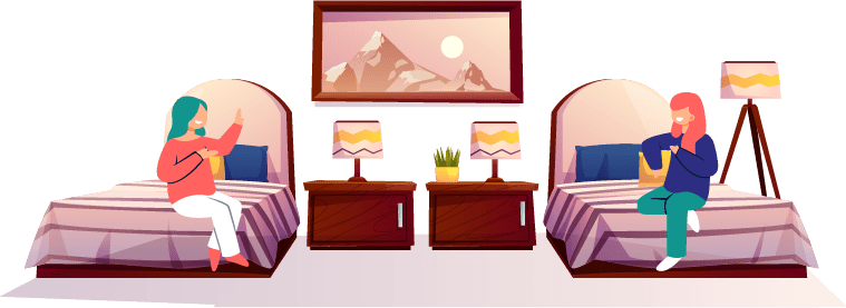 Roomates illustration