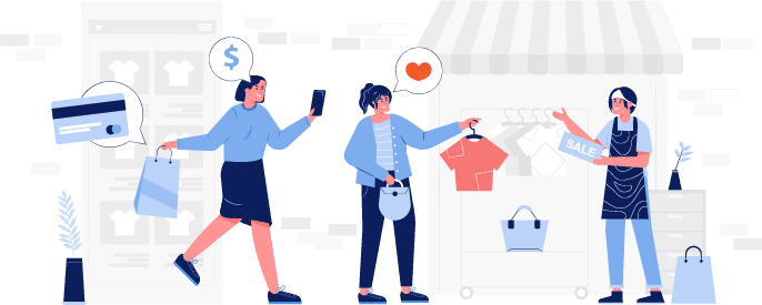 Shopping illustration