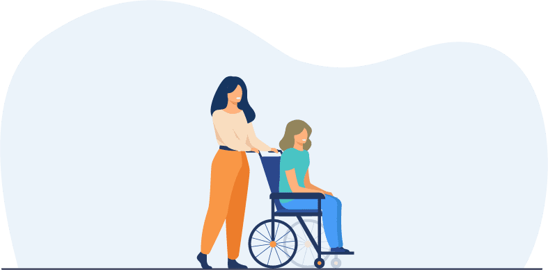 Wheelchair illustration 